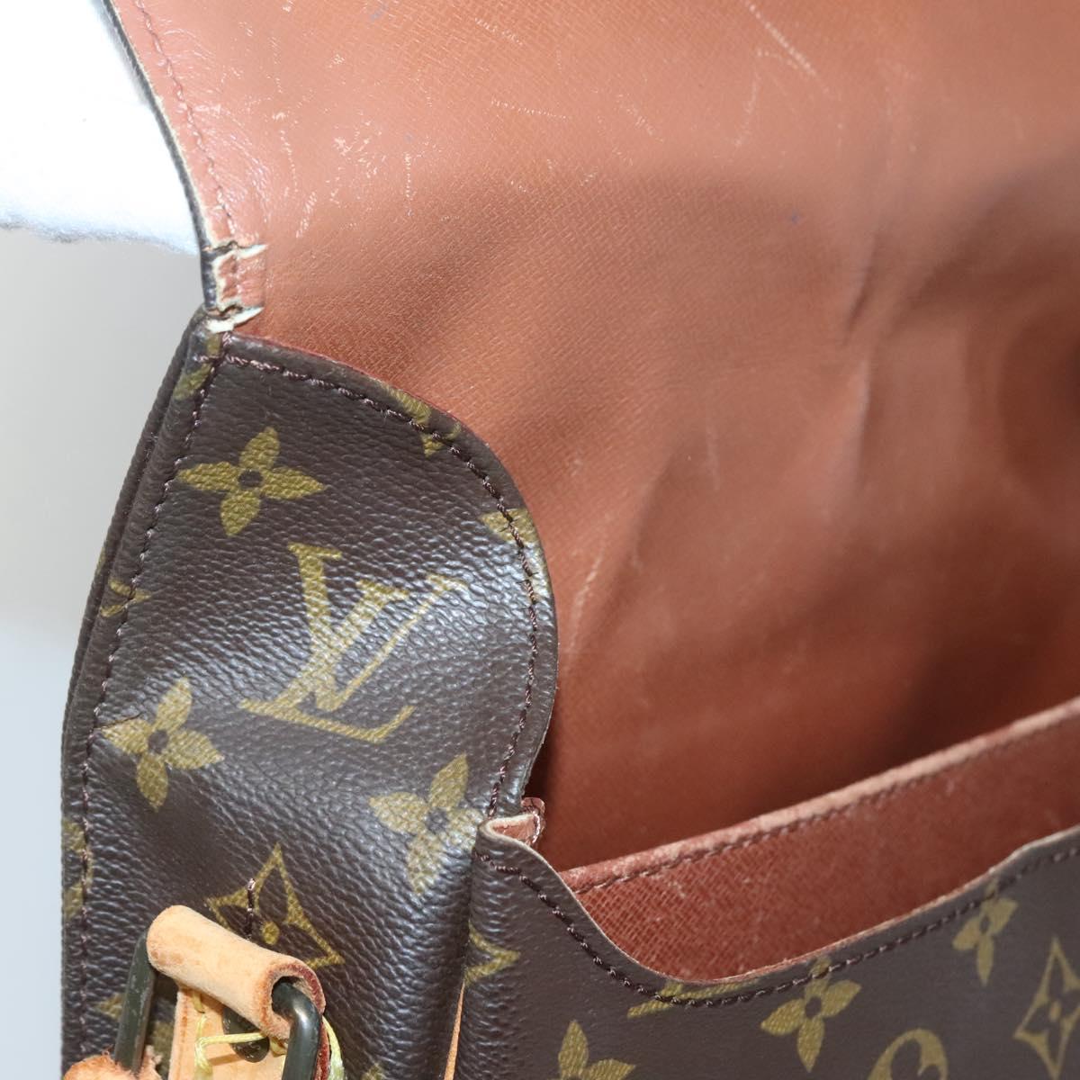 LOUIS VUITTON Monogram Cartouchiere GM Shoulder Bag M51252 LV Auth 140550