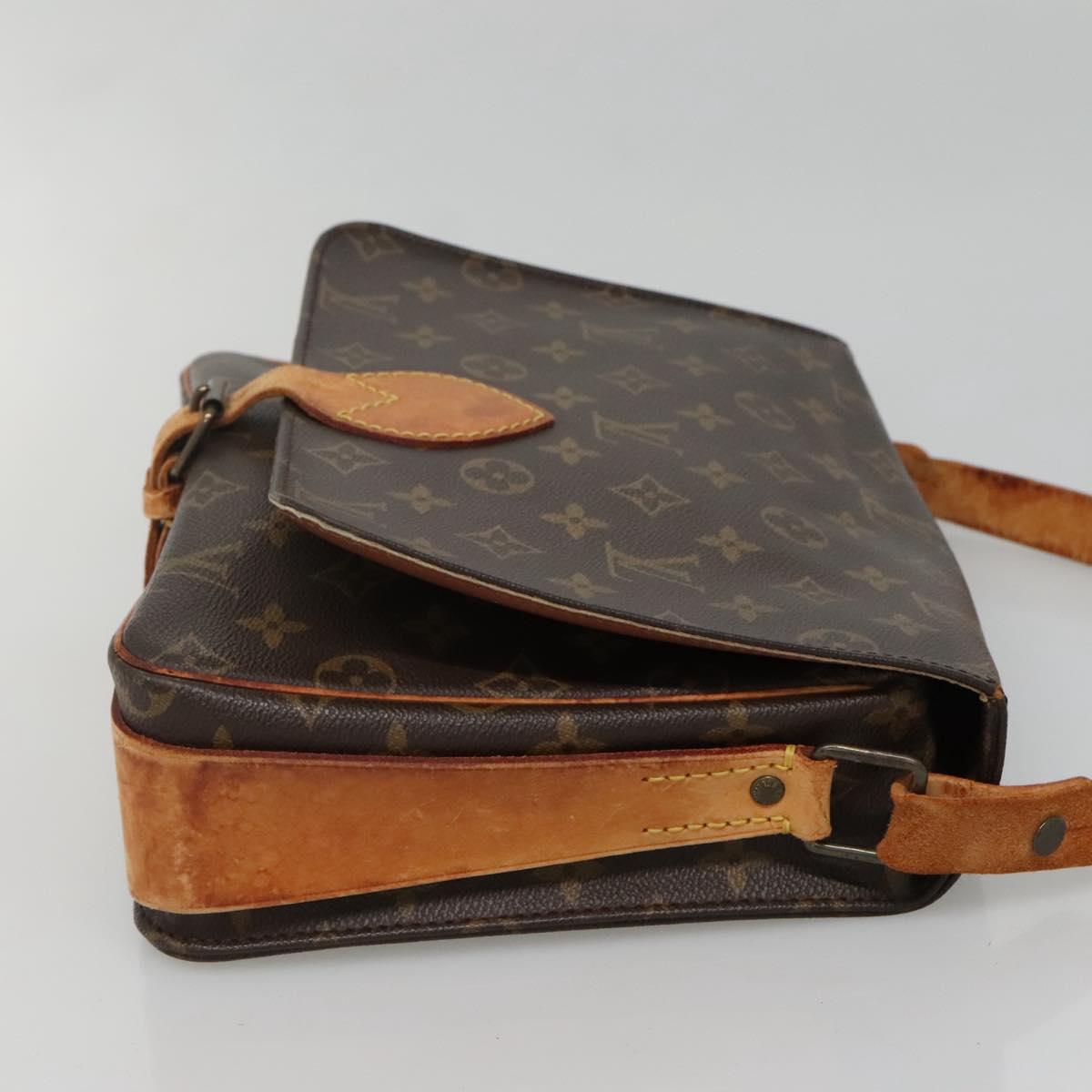 LOUIS VUITTON Monogram Cartouchiere GM Shoulder Bag M51252 LV Auth 140550