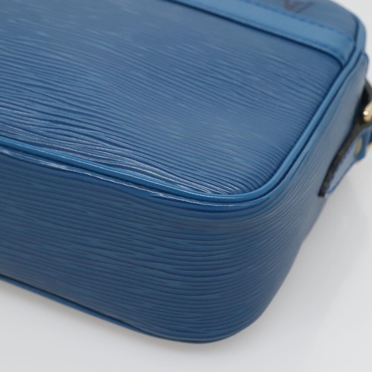 LOUIS VUITTON Epi Trocadero 23 Shoulder Bag Blue M52305 LV Auth 140559