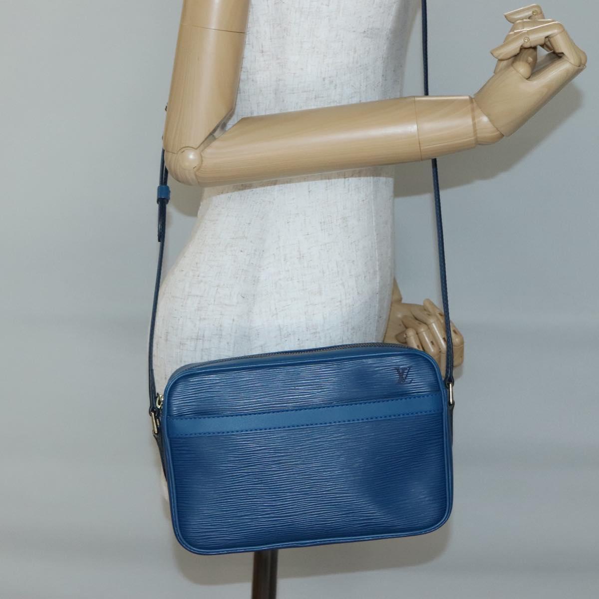 LOUIS VUITTON Epi Trocadero 23 Shoulder Bag Blue M52305 LV Auth 140559