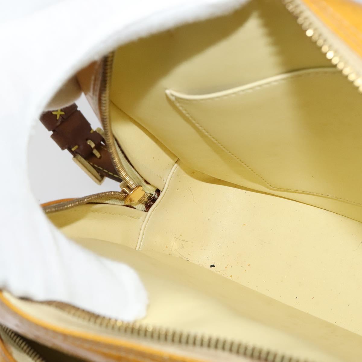 LOUIS VUITTON Monogram Vernis Marley Backpack Yellow M91040 LV Auth 140561