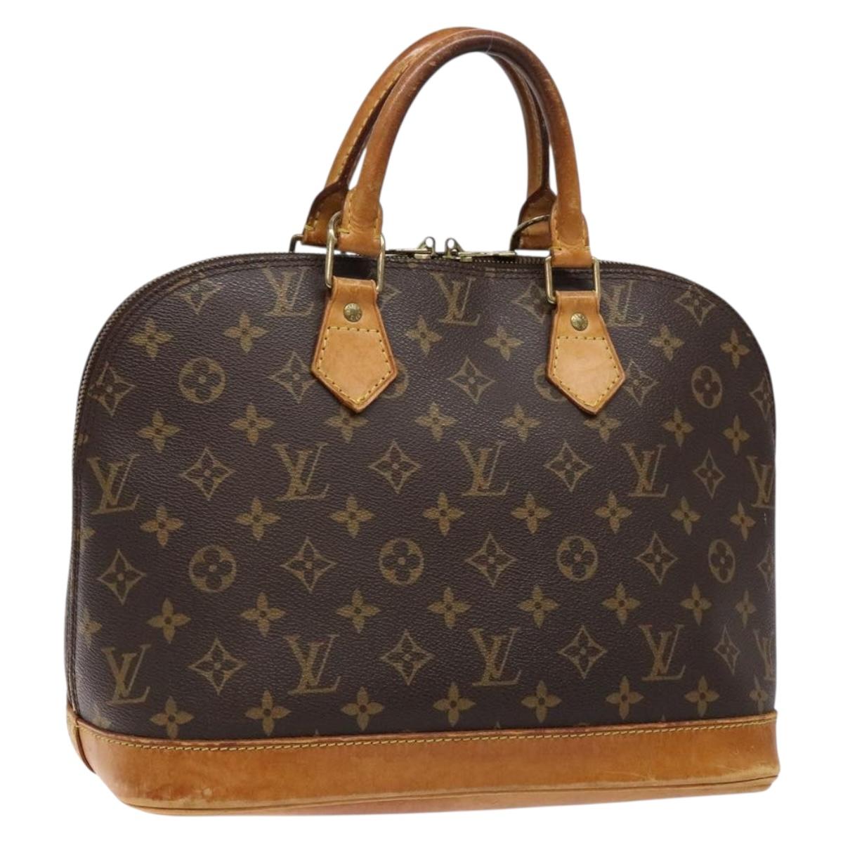 LOUIS VUITTON Monogram Alma Hand Bag M51130 LV Auth 140567