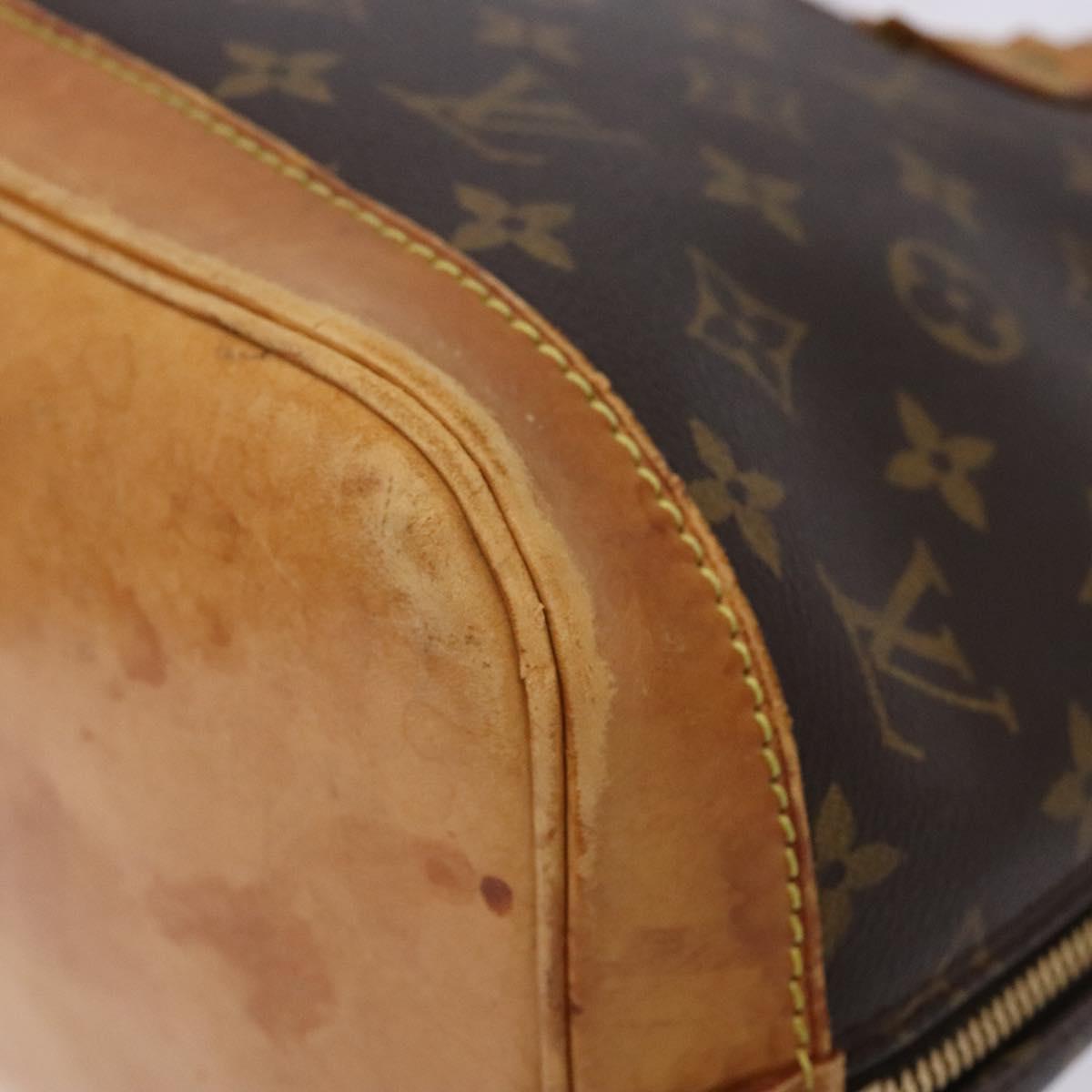 LOUIS VUITTON Monogram Alma Hand Bag M51130 LV Auth 140567