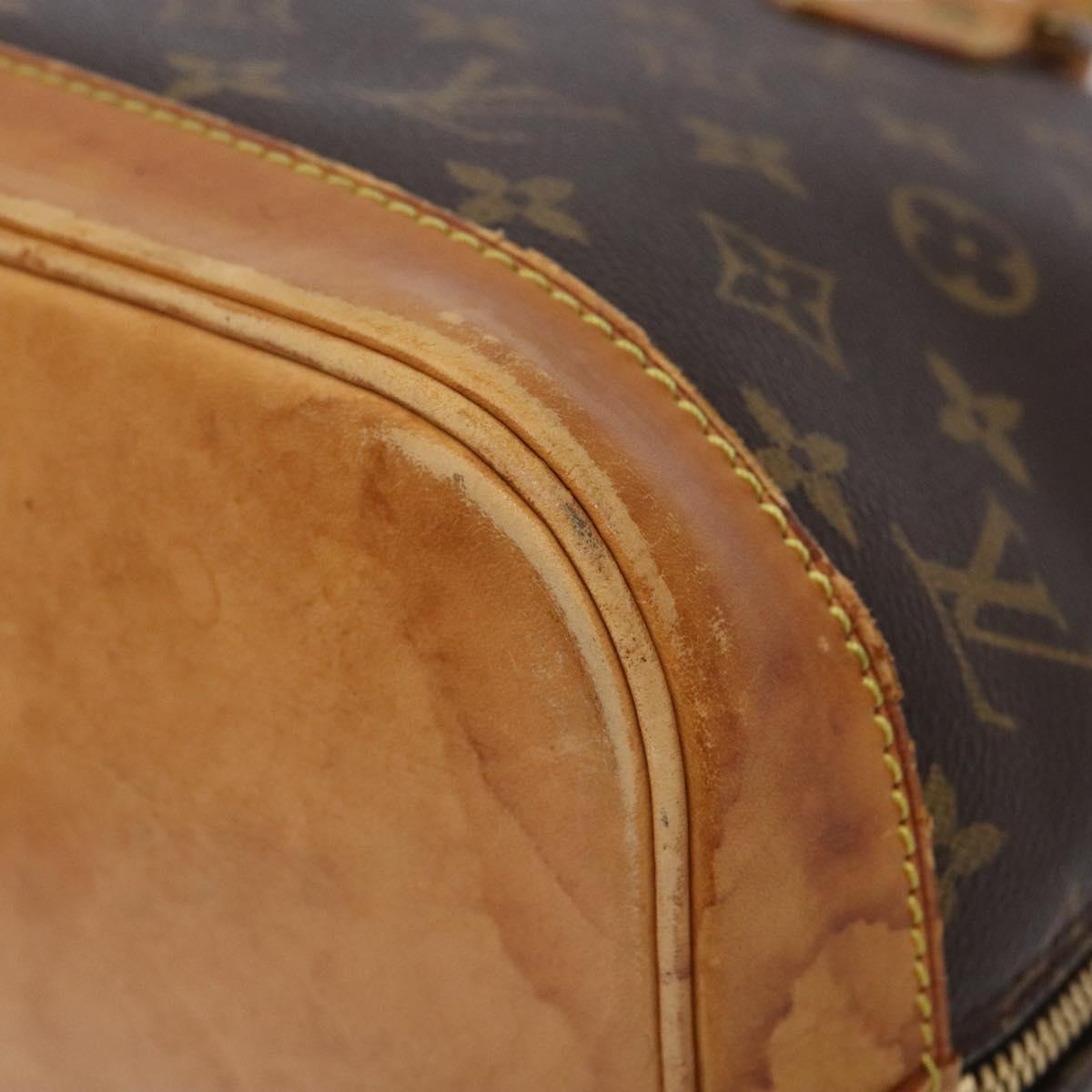 LOUIS VUITTON Monogram Alma Hand Bag M51130 LV Auth 140567