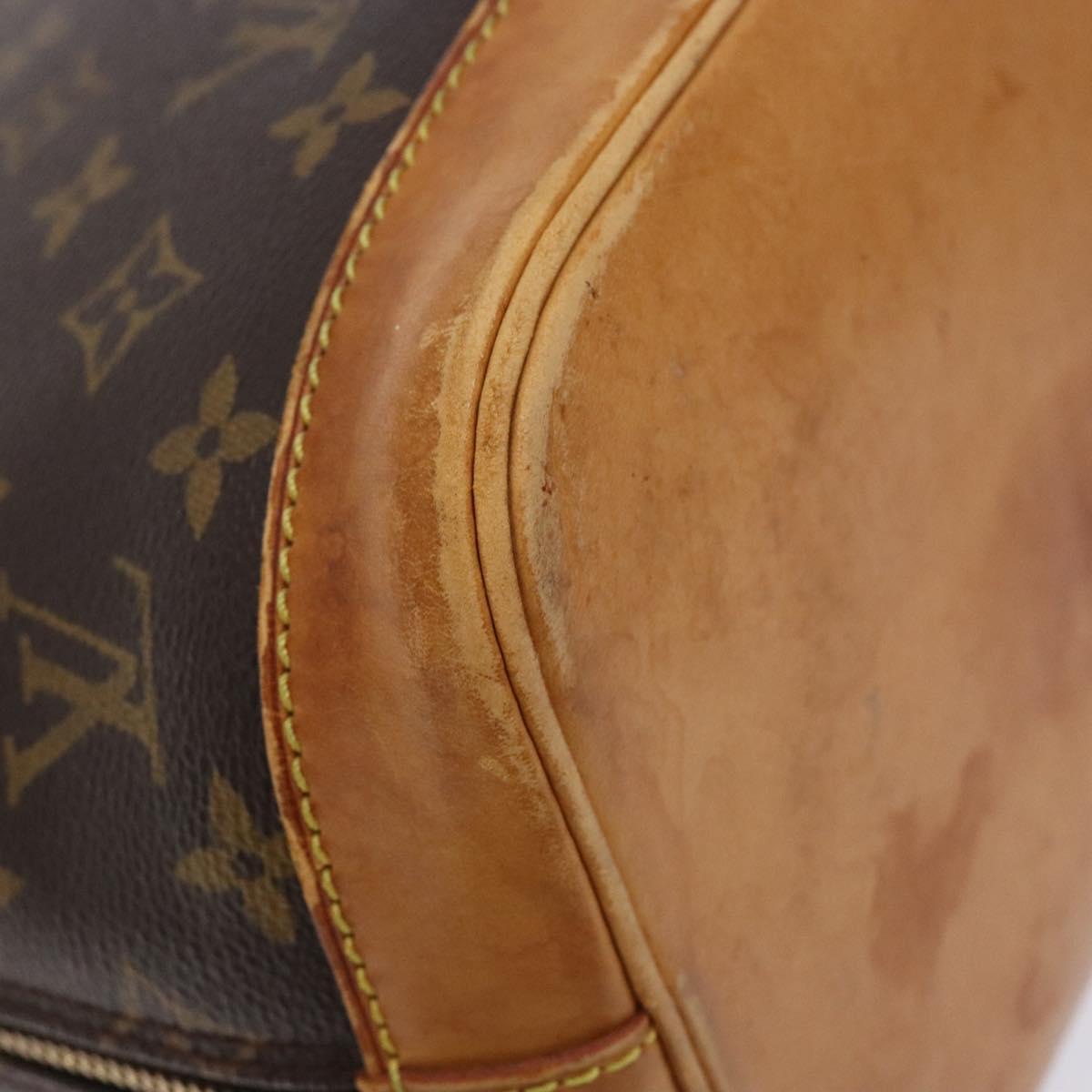 LOUIS VUITTON Monogram Alma Hand Bag M51130 LV Auth 140567