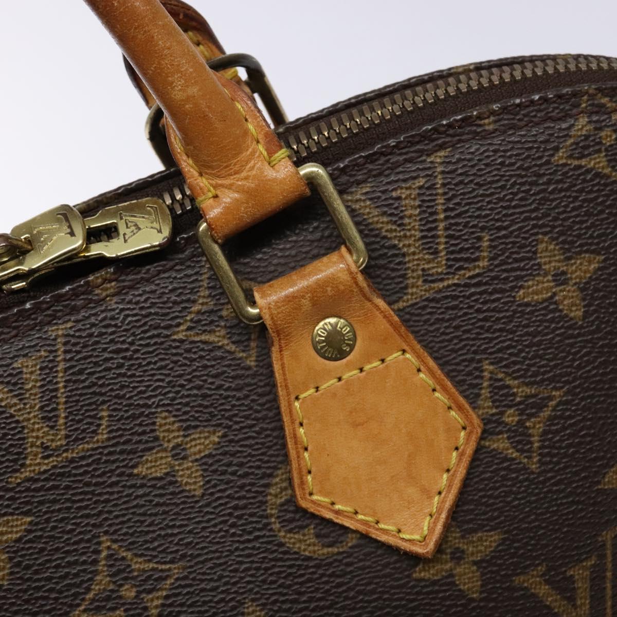 LOUIS VUITTON Monogram Alma Hand Bag M51130 LV Auth 140567