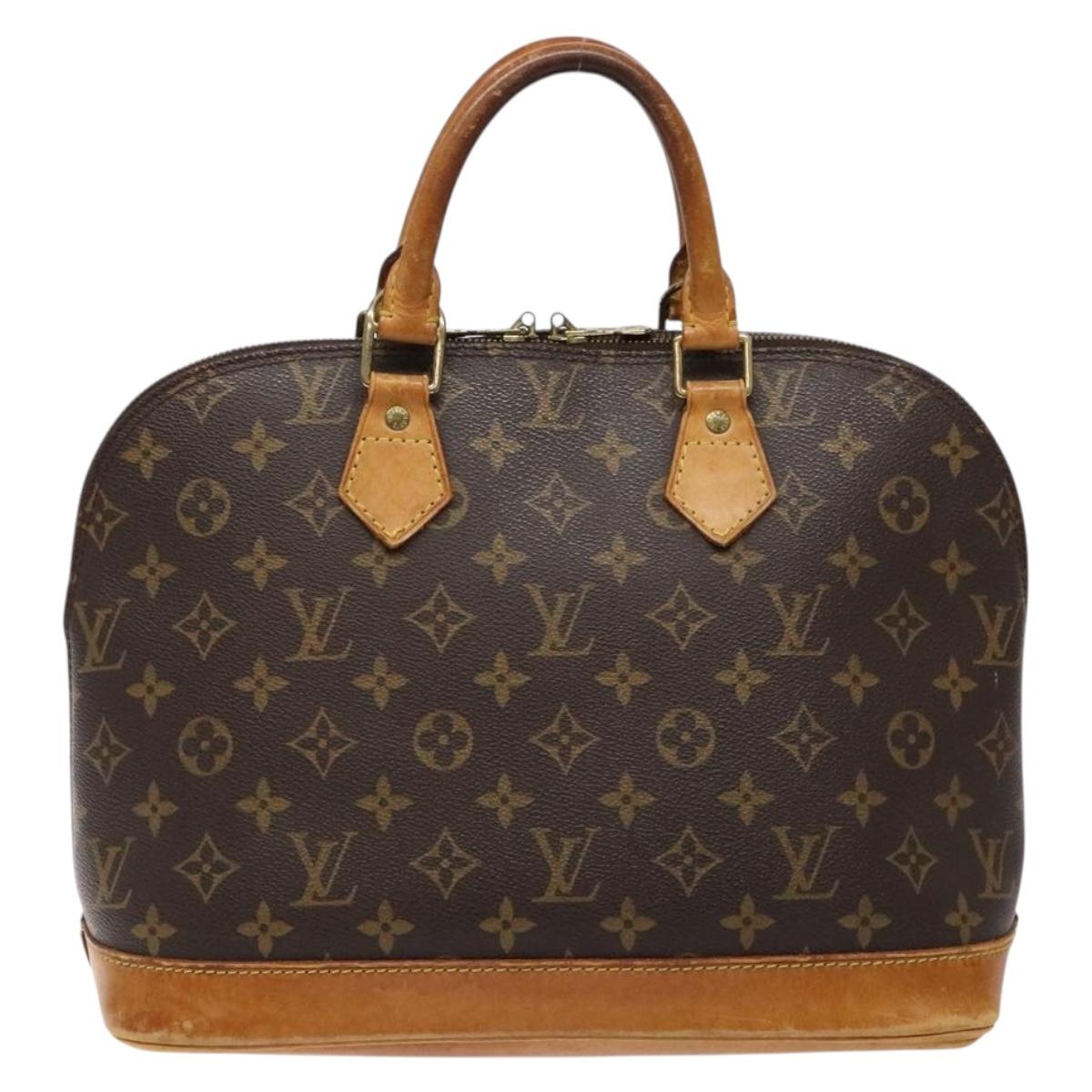 LOUIS VUITTON Monogram Alma Hand Bag M51130 LV Auth 140567