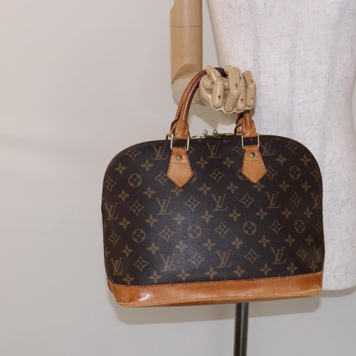 LOUIS VUITTON Monogram Alma Hand Bag M51130 LV Auth 140567