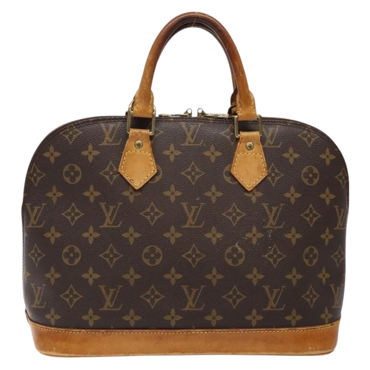 LOUIS VUITTON Monogram Alma Hand Bag M51130 LV Auth 140567