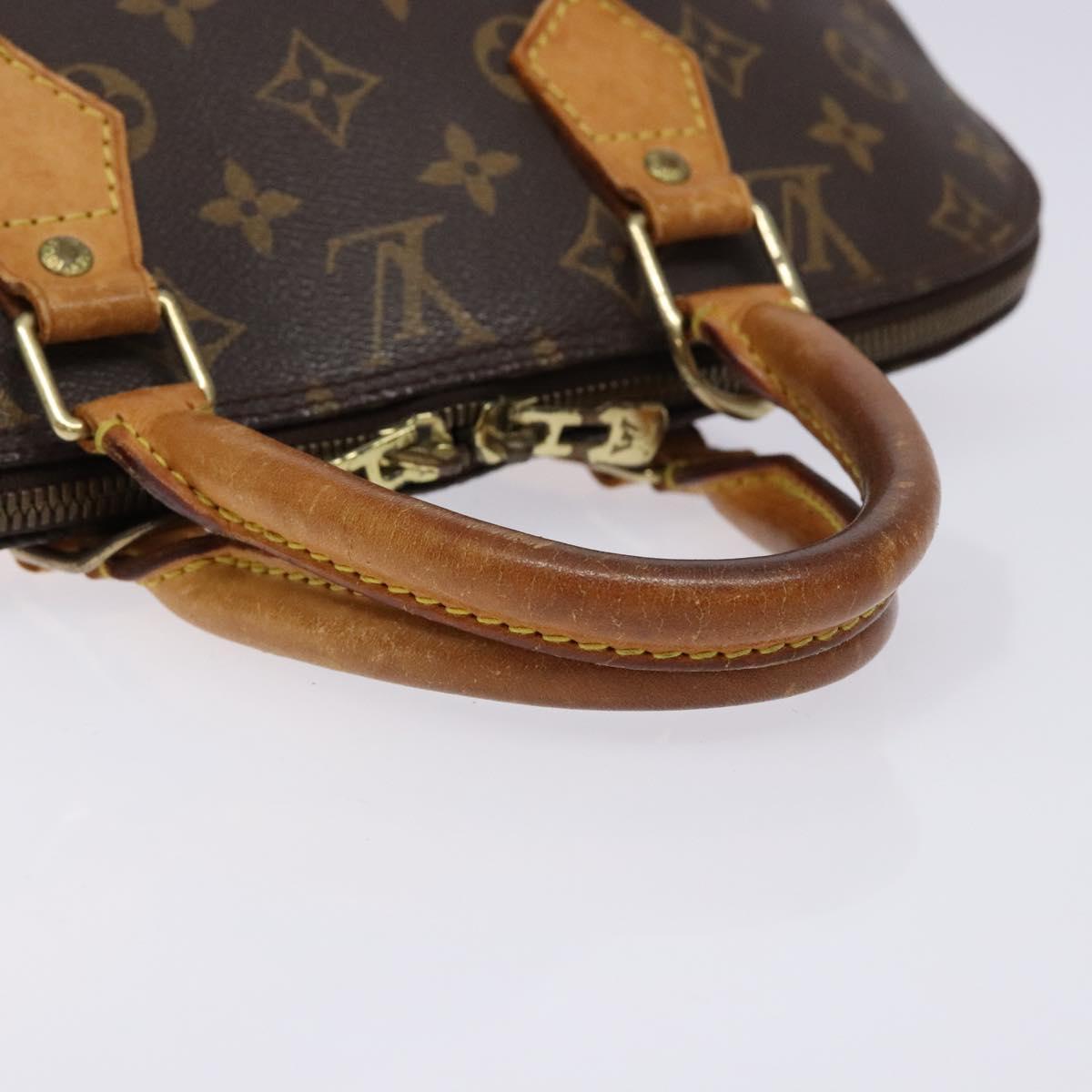 LOUIS VUITTON Monogram Alma Hand Bag M51130 LV Auth 140567