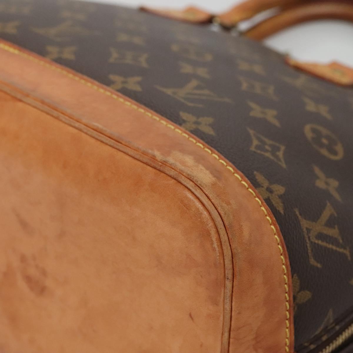 LOUIS VUITTON Monogram Alma Hand Bag M51130 LV Auth 140568
