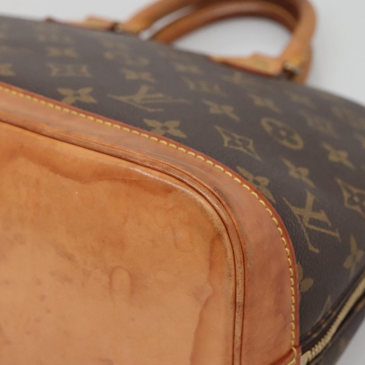 LOUIS VUITTON Monogram Alma Hand Bag M51130 LV Auth 140568