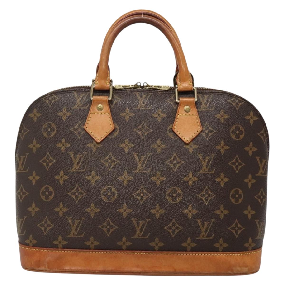 LOUIS VUITTON Monogram Alma Hand Bag M51130 LV Auth 140568