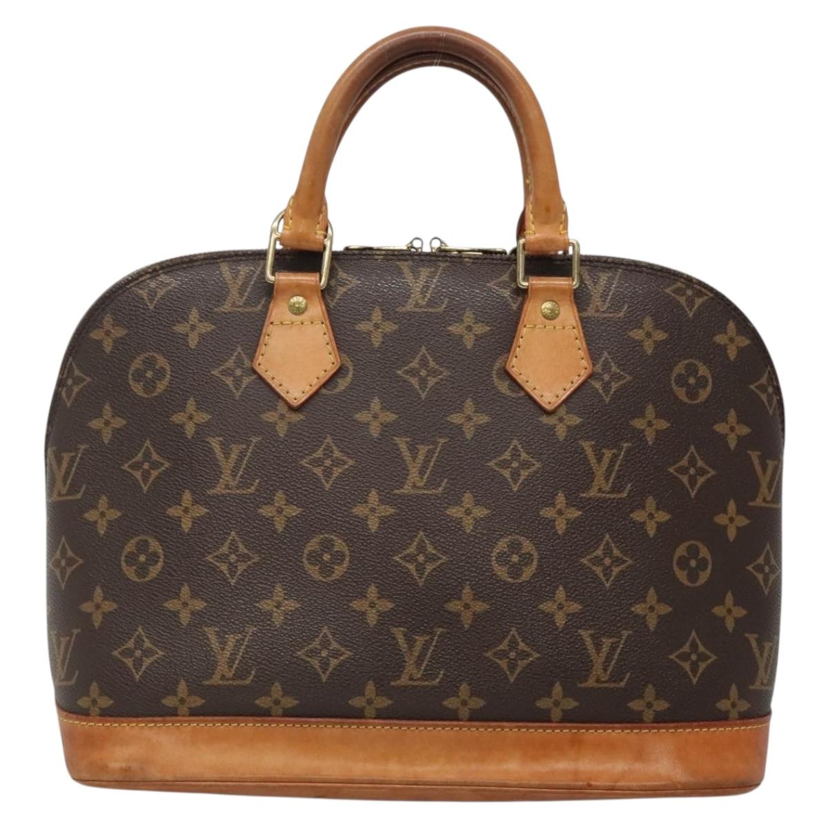 LOUIS VUITTON Monogram Alma Hand Bag M51130 LV Auth 140568