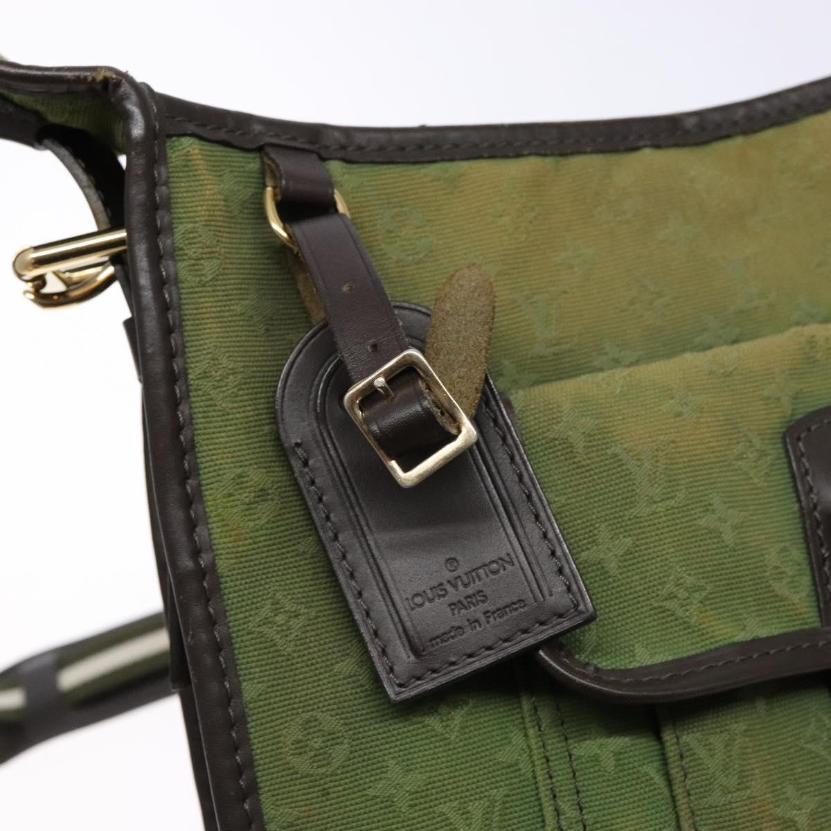 LOUIS VUITTON Monogram Mini Besace Mary Kate Bag TST Khaki M92322 LV Auth 140570