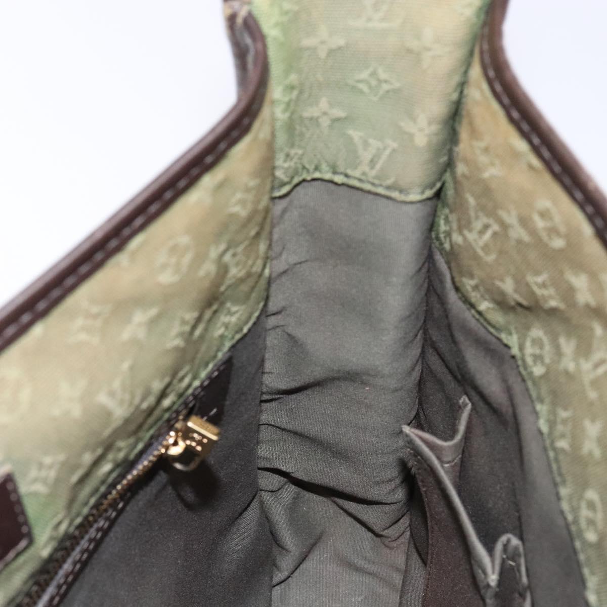 LOUIS VUITTON Monogram Mini Besace Mary Kate Bag TST Khaki M92322 LV Auth 140570