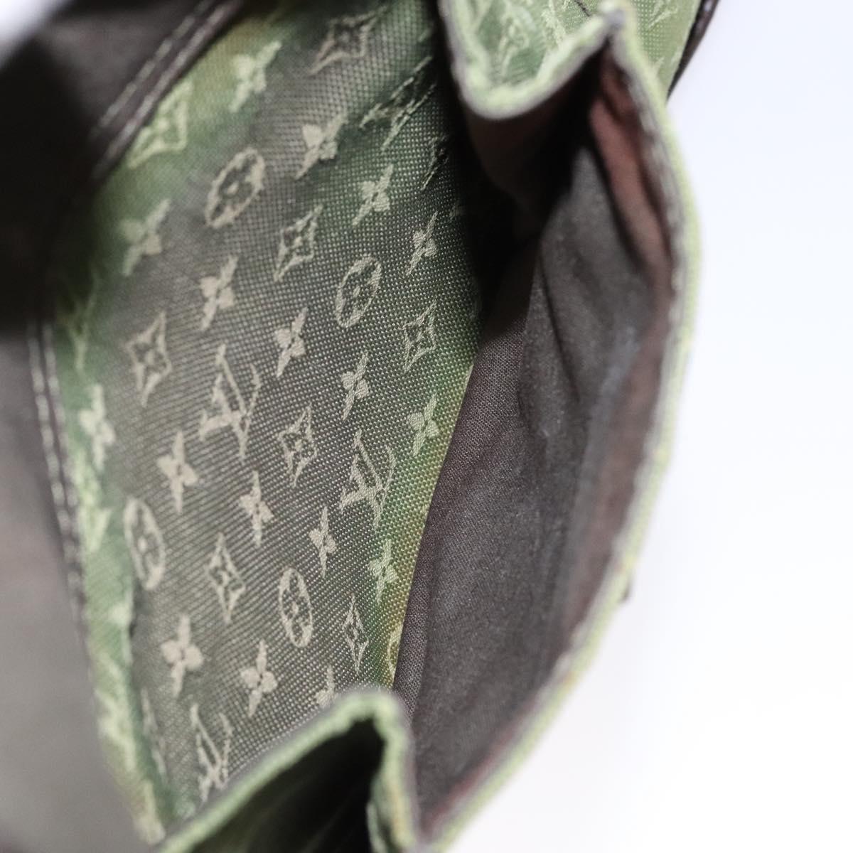 LOUIS VUITTON Monogram Mini Besace Mary Kate Bag TST Khaki M92322 LV Auth 140570