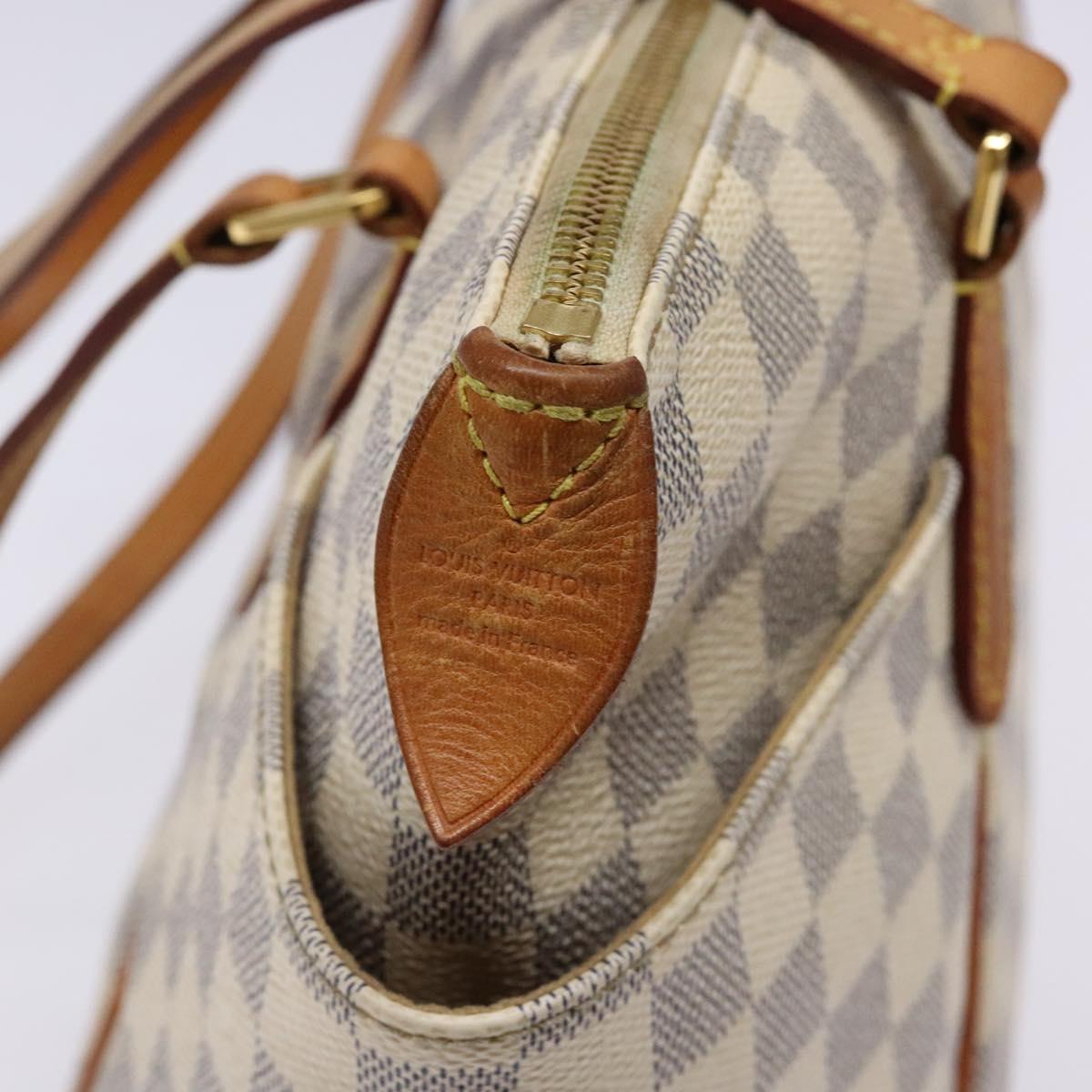 LOUIS VUITTON Damier Azur Totally PM Tote Bag N51261 LV Auth 140571