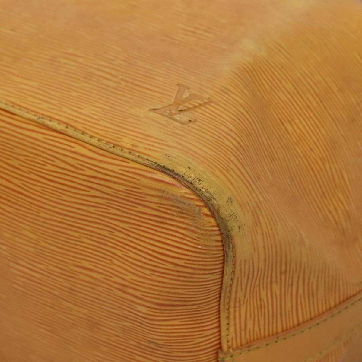 LOUIS VUITTON Epi Petit Noe Shoulder Bag Yellow M44109 LV Auth 140573