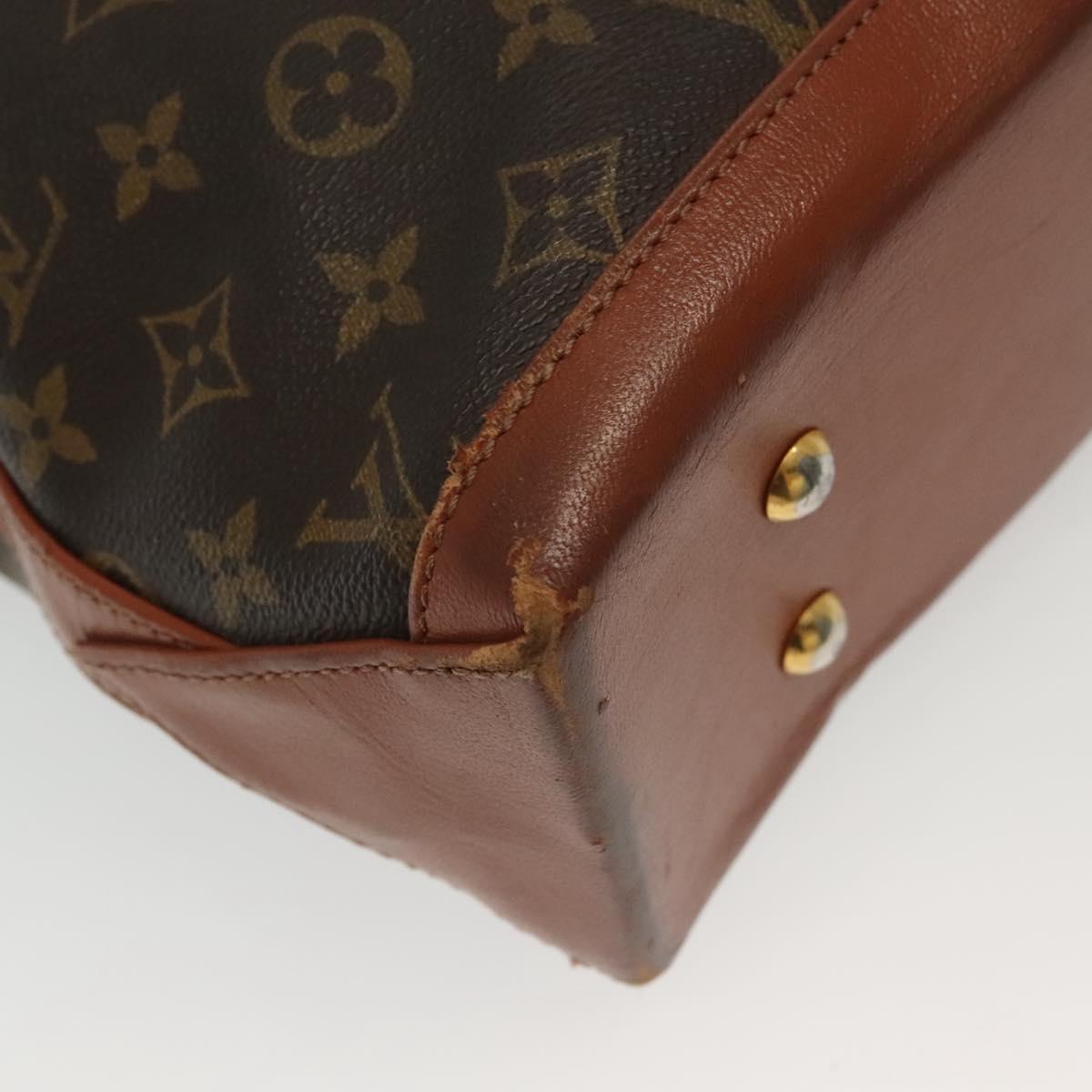 LOUIS VUITTON Monogram Sac Weekend PM Hand Bag M42425 LV Auth 140575
