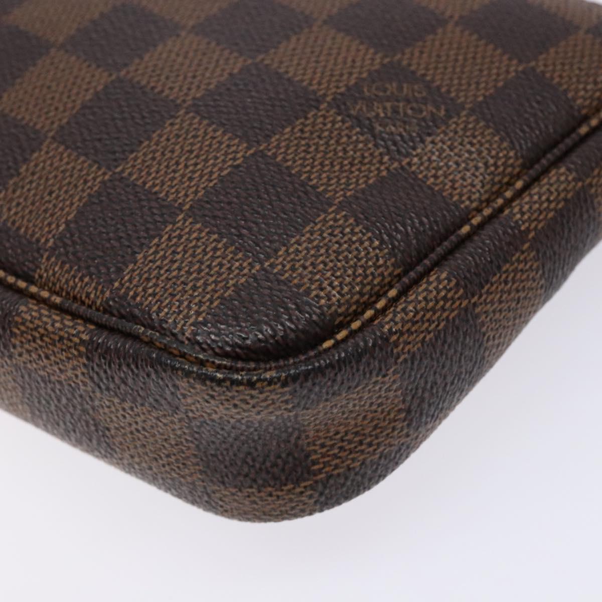 LOUIS VUITTON Damier Ebene Pochette Accessoires Pouch N41206 LV Auth 140576