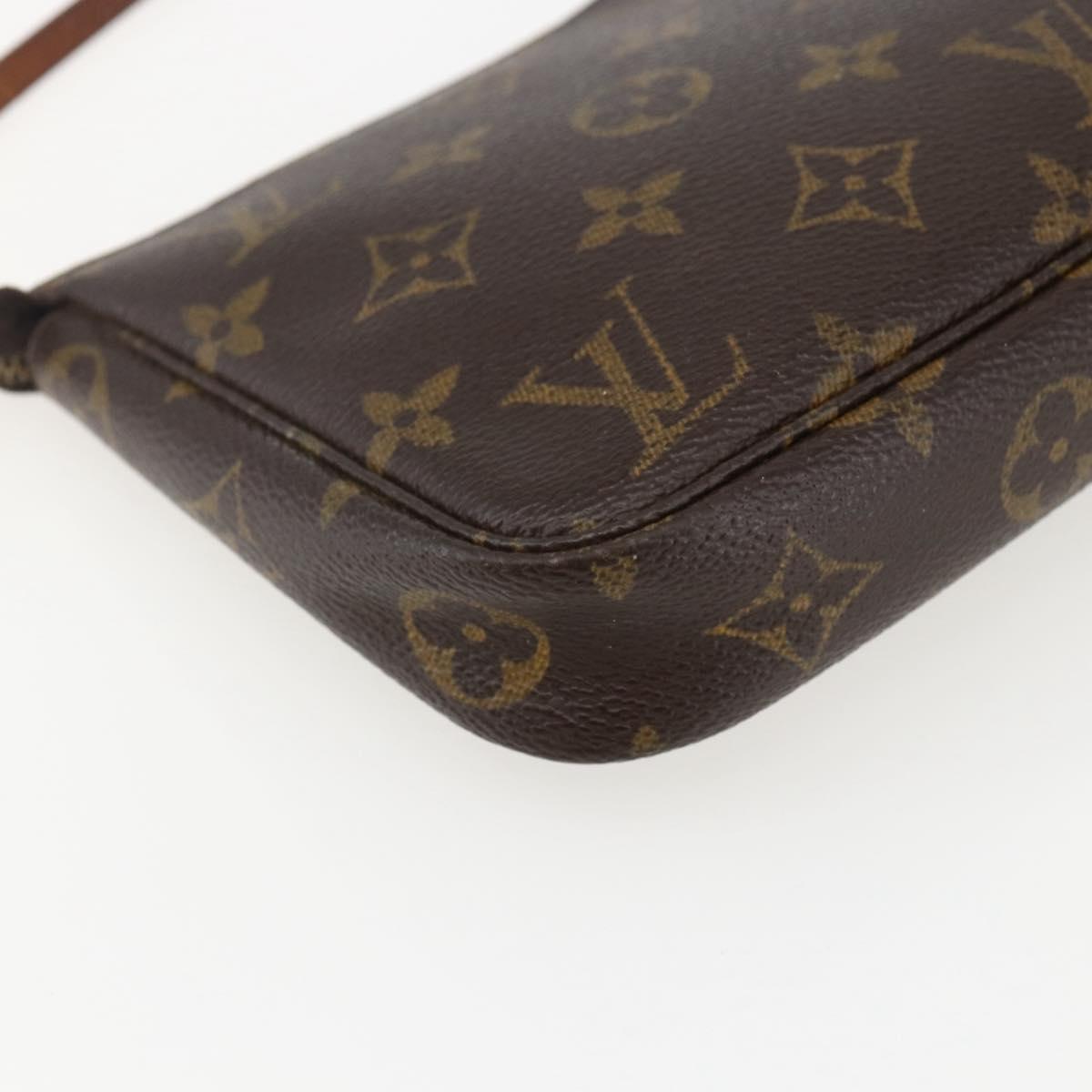LOUIS VUITTON Monogram Pochette Accessoires Pouch M51980 LV Auth 140577