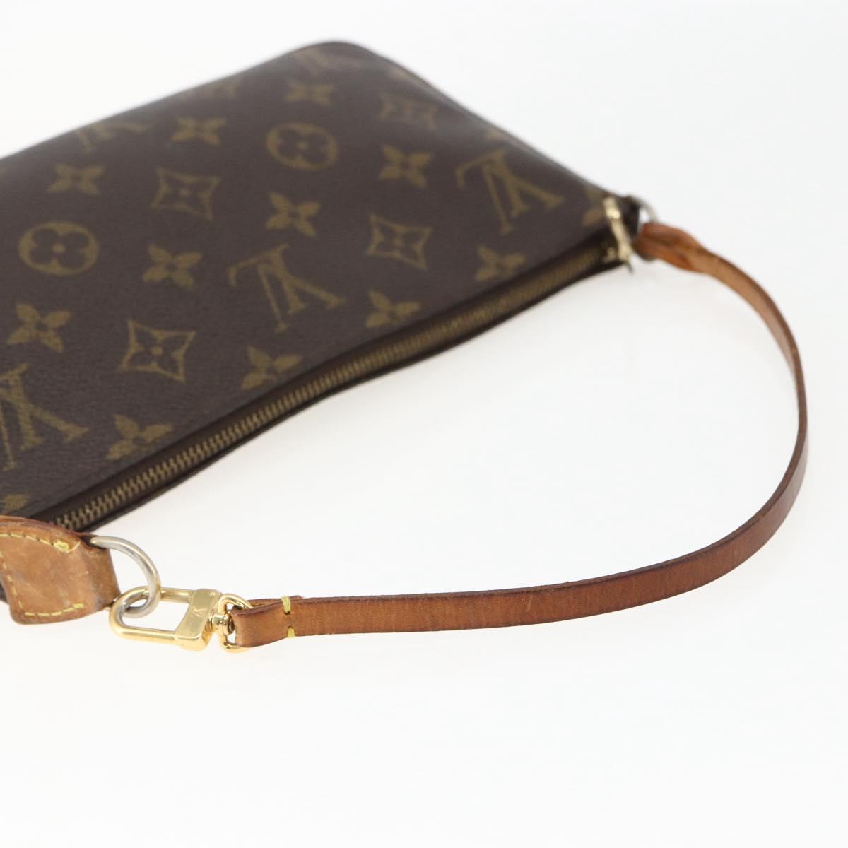 LOUIS VUITTON Monogram Pochette Accessoires Pouch M51980 LV Auth 140577