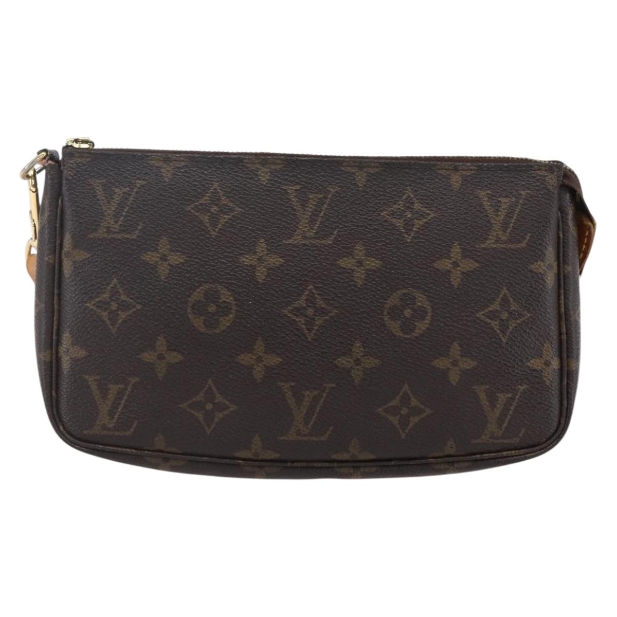 LOUIS VUITTON Monogram Pochette Accessoires Pouch M51980 LV Auth 140582