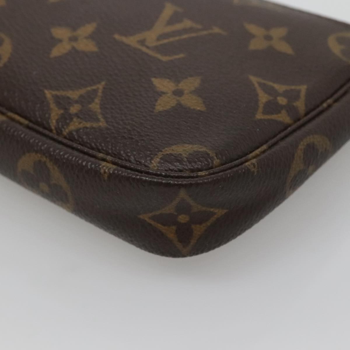 LOUIS VUITTON Monogram Mini Pochette Accessoires Pouch M58009 LV Auth 140589