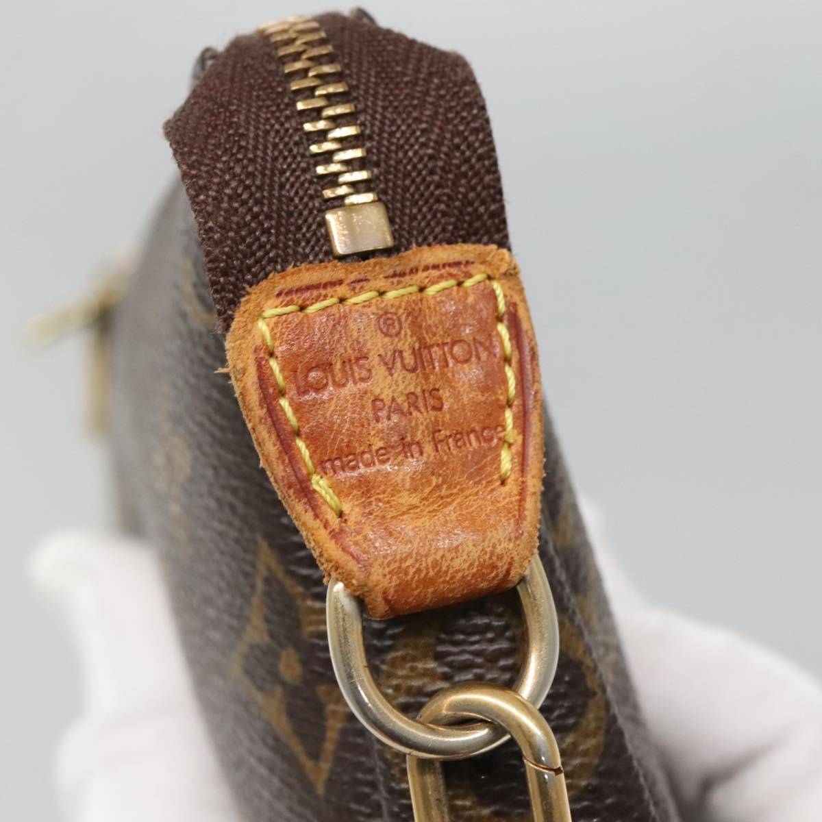 LOUIS VUITTON Monogram Mini Pochette Accessoires Pouch M58009 LV Auth 140589