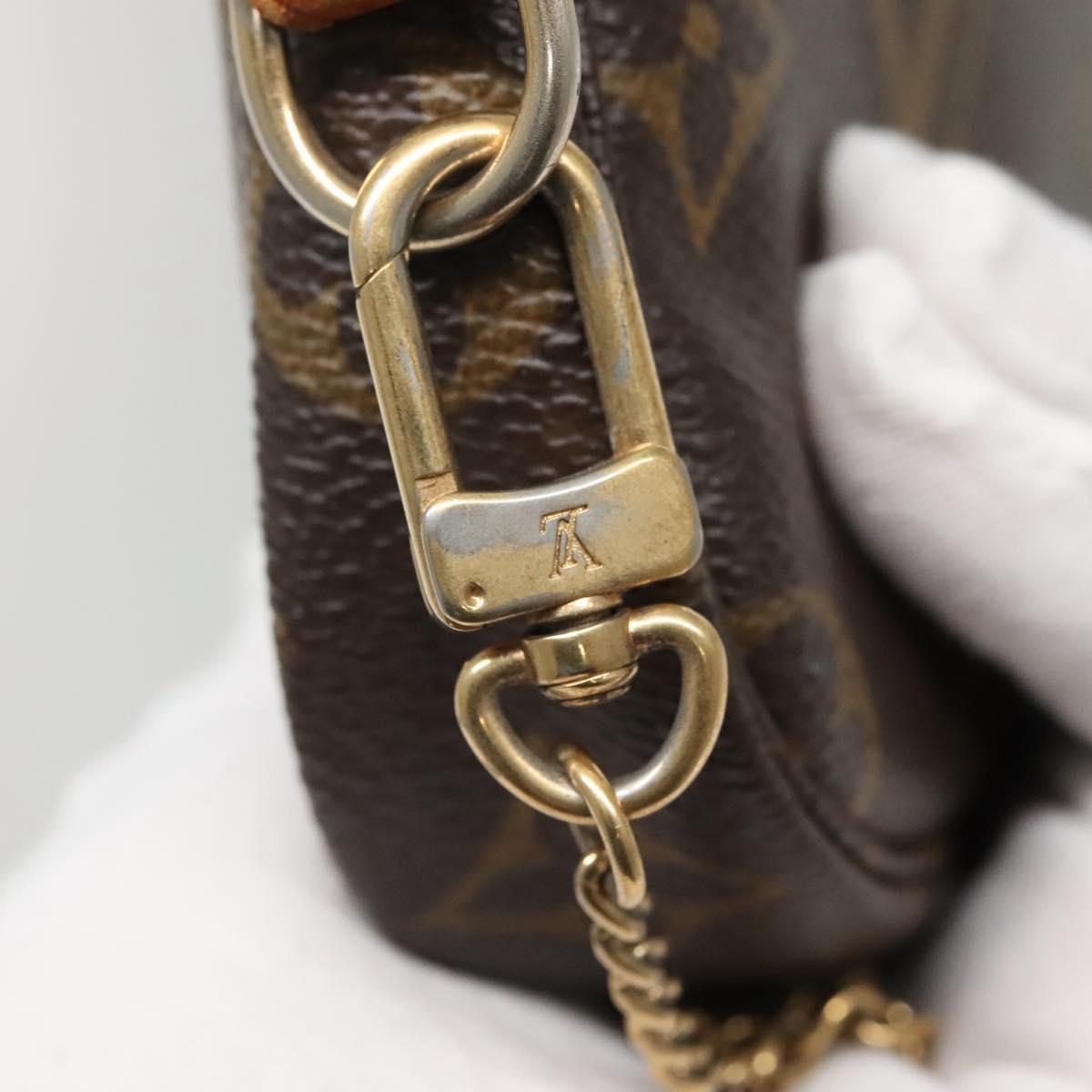 LOUIS VUITTON Monogram Mini Pochette Accessoires Pouch M58009 LV Auth 140589