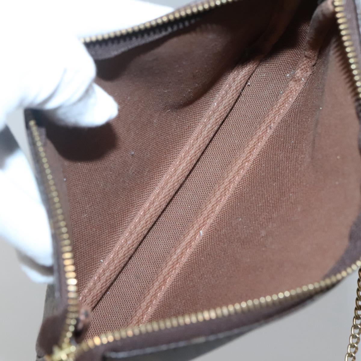 LOUIS VUITTON Monogram Mini Pochette Accessoires Pouch M58009 LV Auth 140589