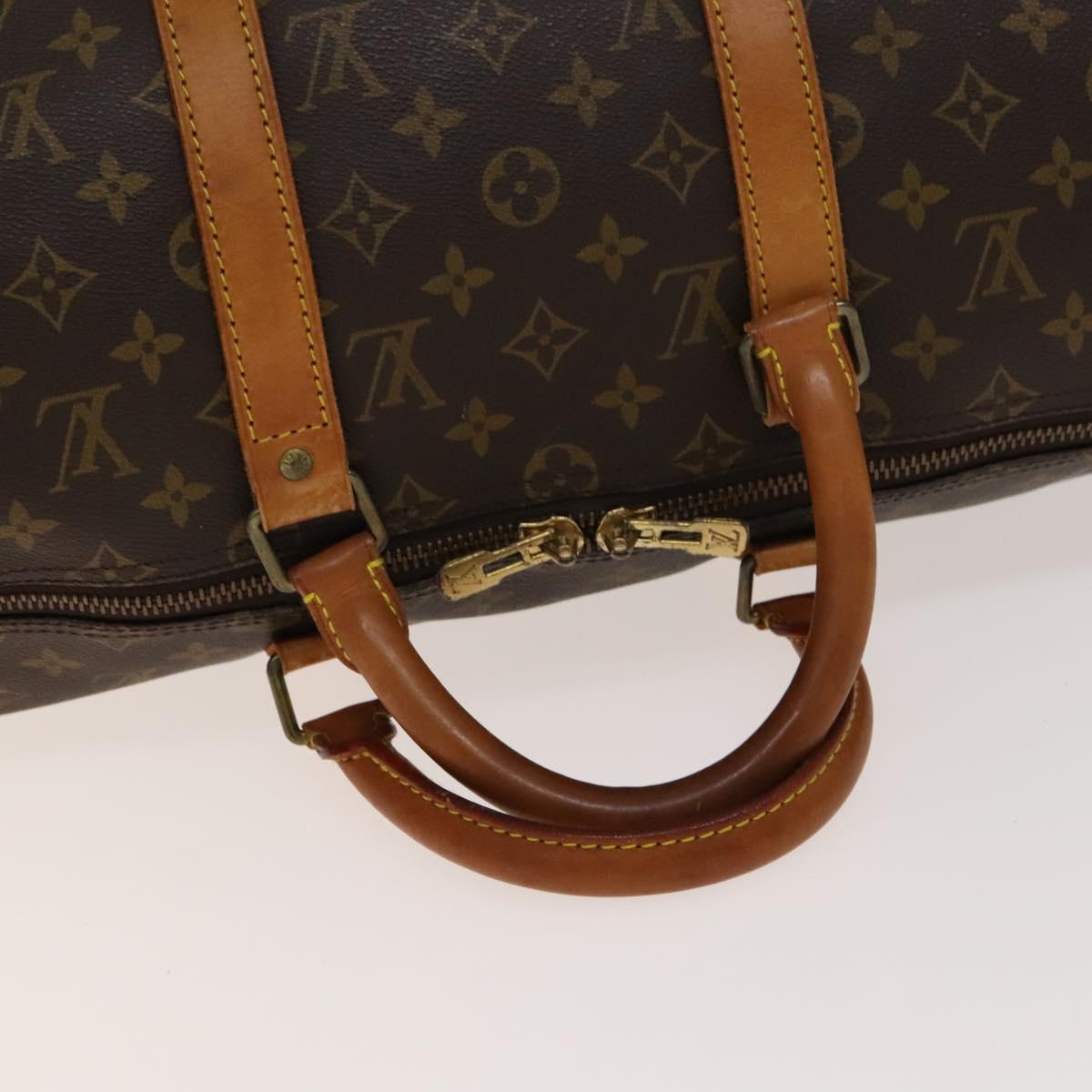 LOUIS VUITTON Monogram Keepall 50 Boston Bag M41426 LV Auth 140591
