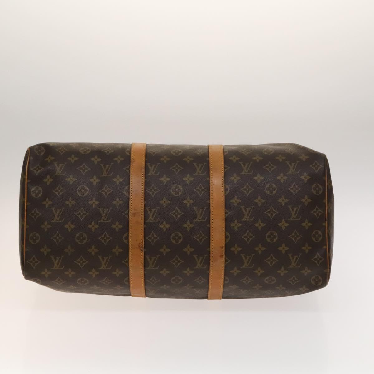 LOUIS VUITTON Monogram Keepall 50 Boston Bag M41426 LV Auth 140591
