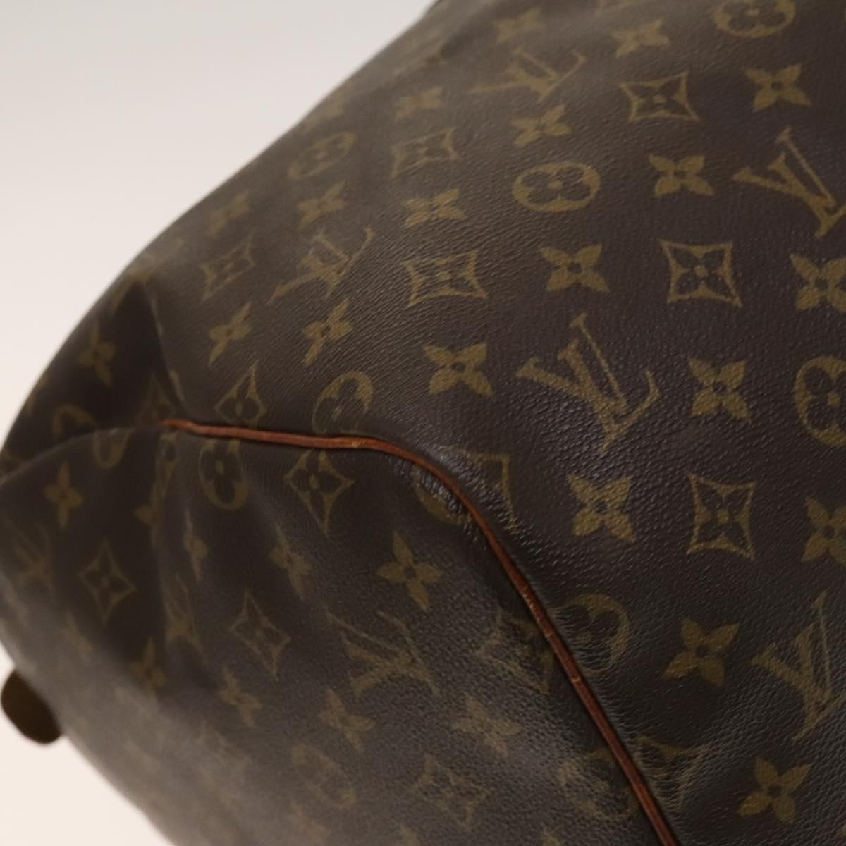 LOUIS VUITTON Monogram Keepall 55 Boston Bag M41424 LV Auth 140592