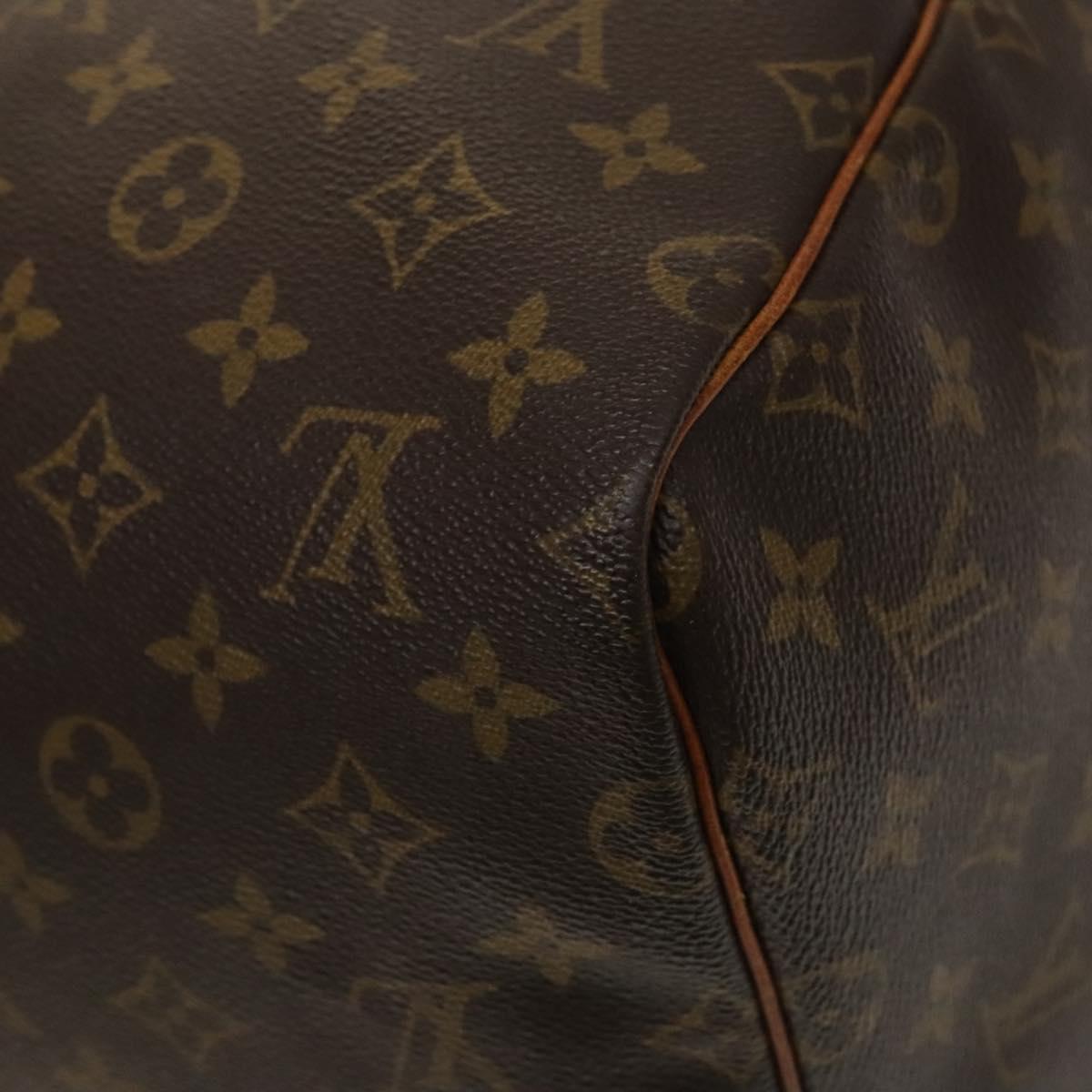 LOUIS VUITTON Monogram Keepall 55 Boston Bag M41424 LV Auth 140592