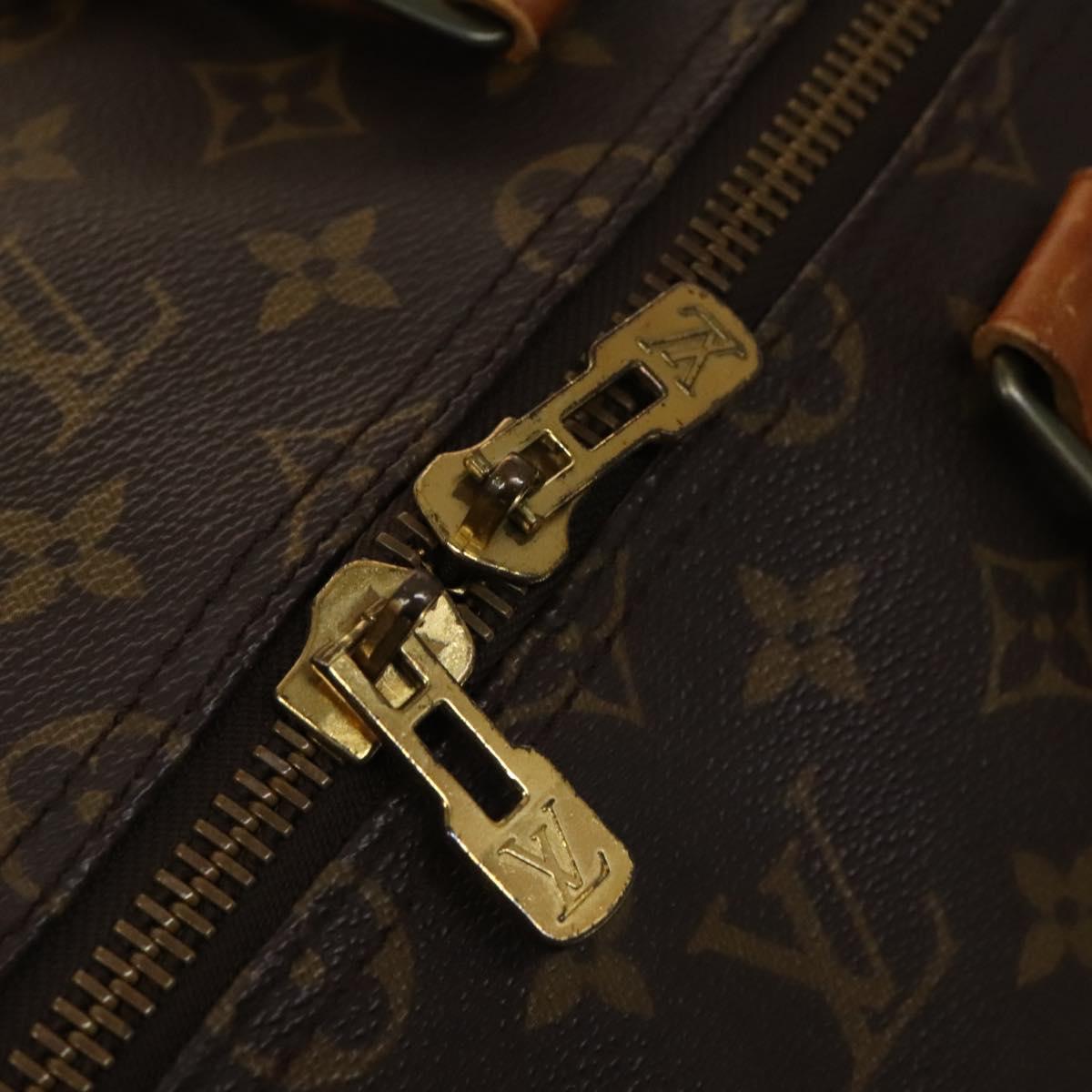 LOUIS VUITTON Monogram Keepall 55 Boston Bag M41424 LV Auth 140592