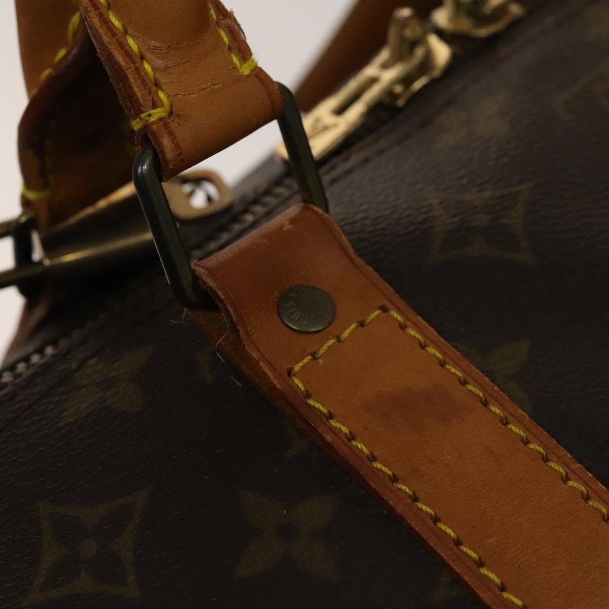 LOUIS VUITTON Monogram Keepall Bandouliere 60 Boston Bag M41412 LV Auth 140595