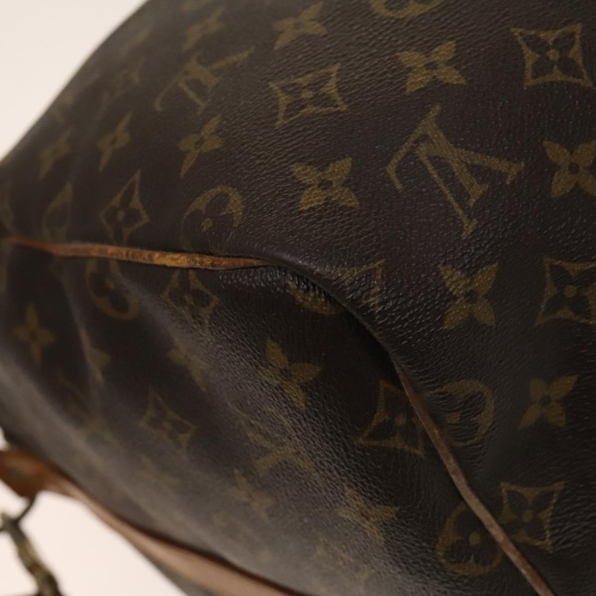 LOUIS VUITTON Monogram Keepall Bandouliere 55 Boston Bag M41414 LV Auth 140596
