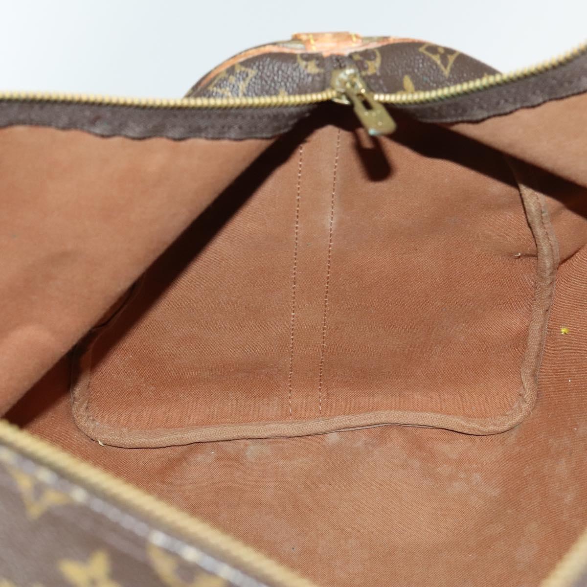 LOUIS VUITTON Monogram Keepall Bandouliere 55 Boston Bag M41414 LV Auth 140596