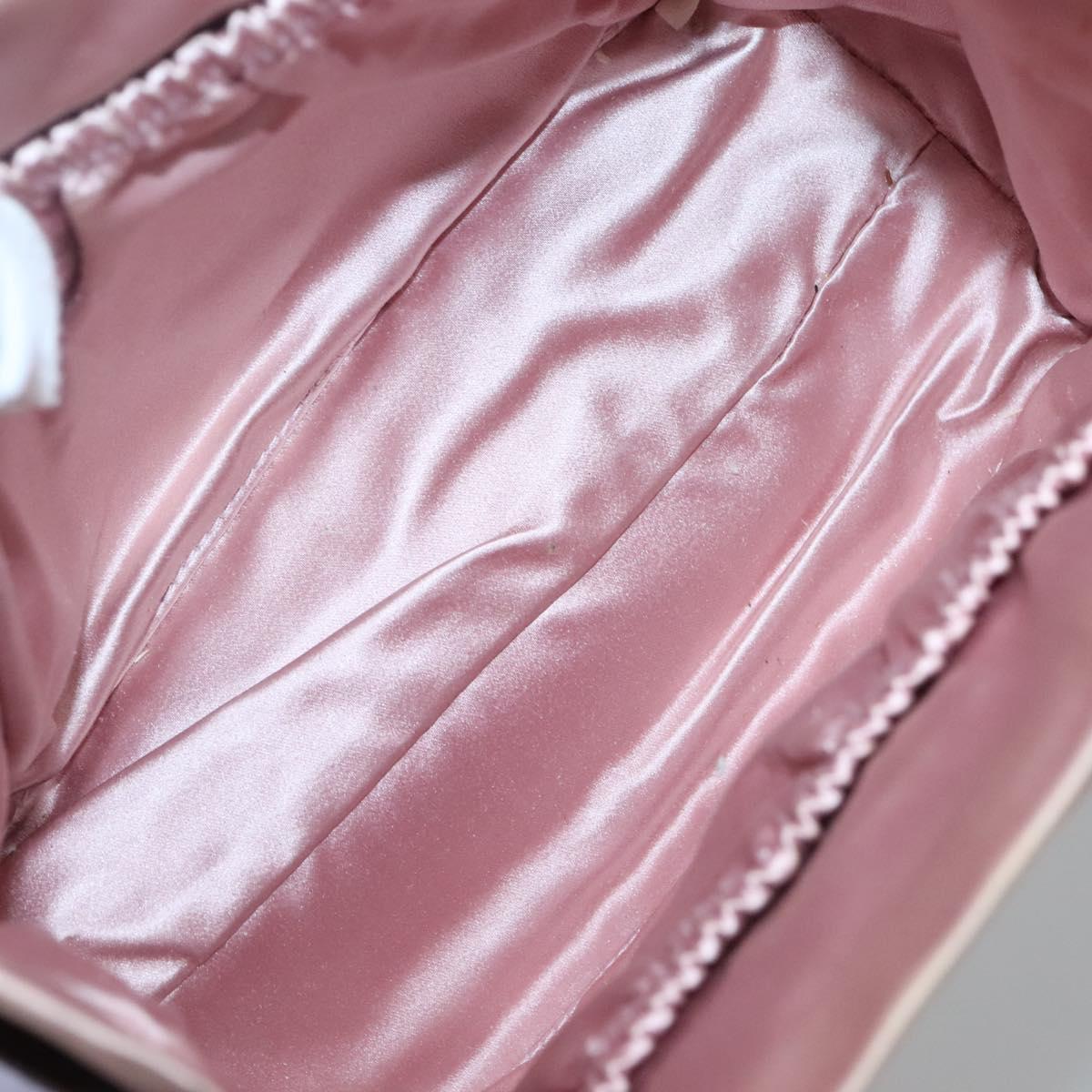 PRADA Hand Bag Nylon Pink Auth 140627