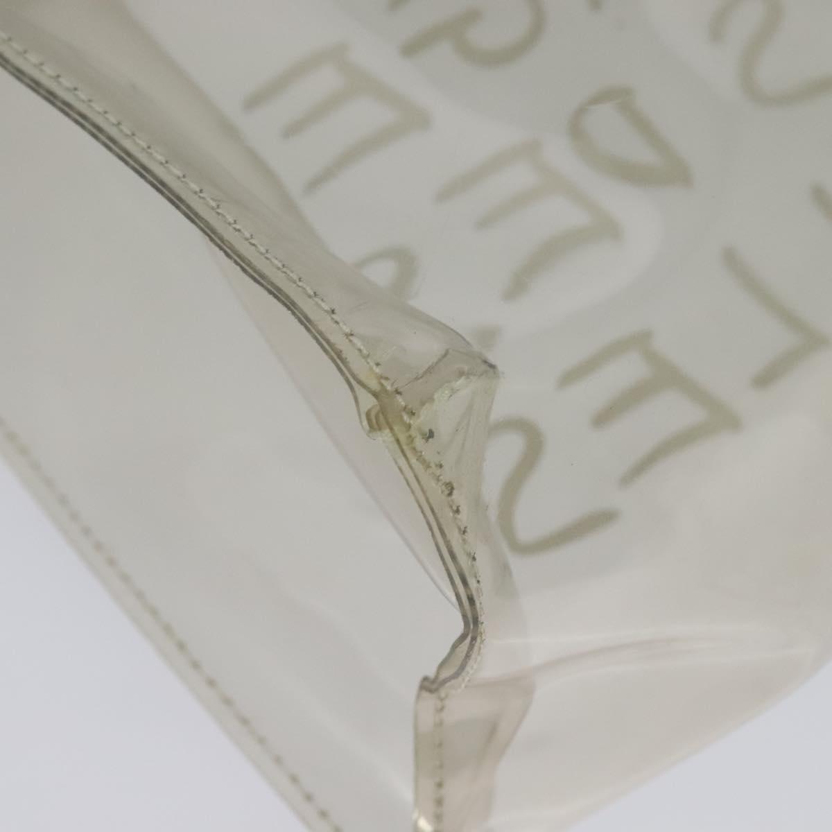 HERMES Kelly Hand Bag Vinyl Clear Auth 140647