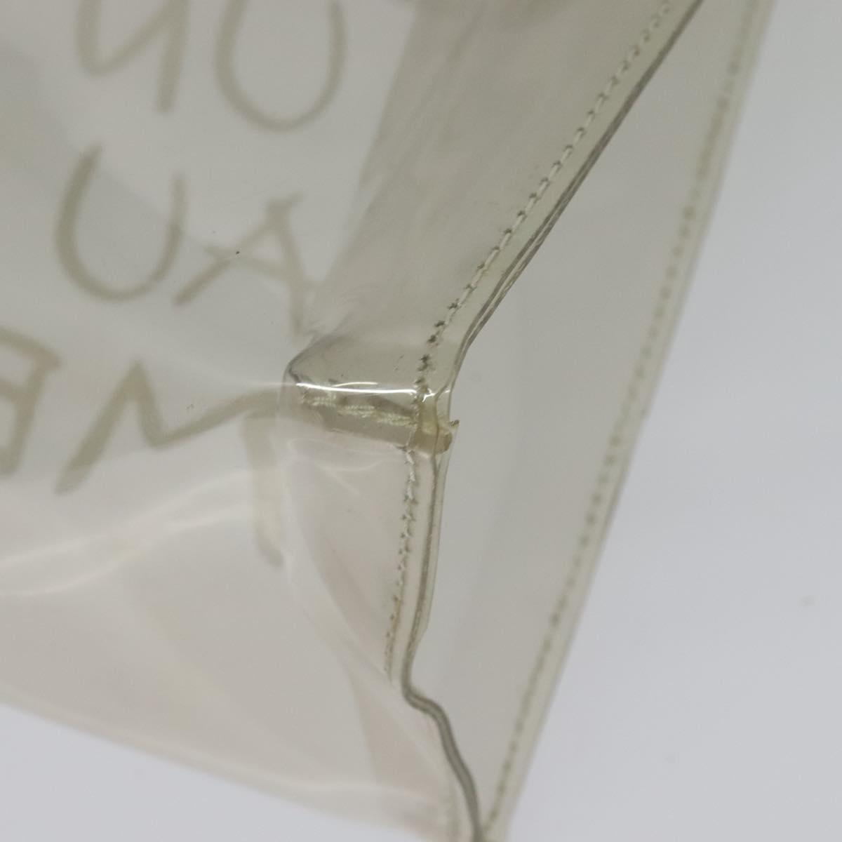 HERMES Kelly Hand Bag Vinyl Clear Auth 140647