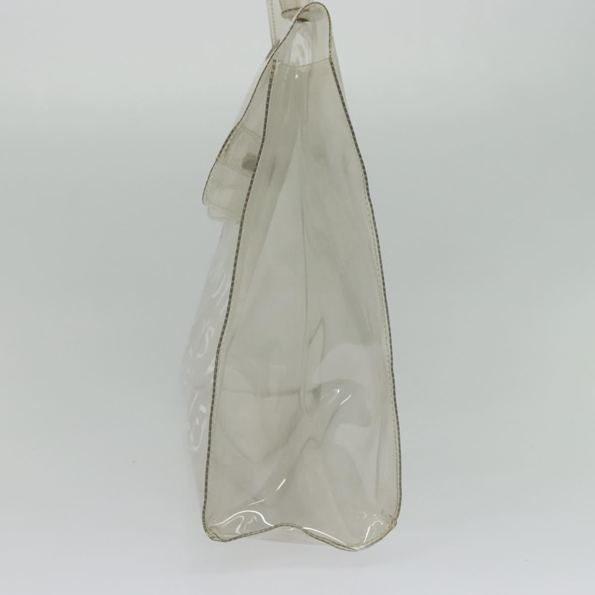 HERMES Kelly Hand Bag Vinyl Clear Auth 140647