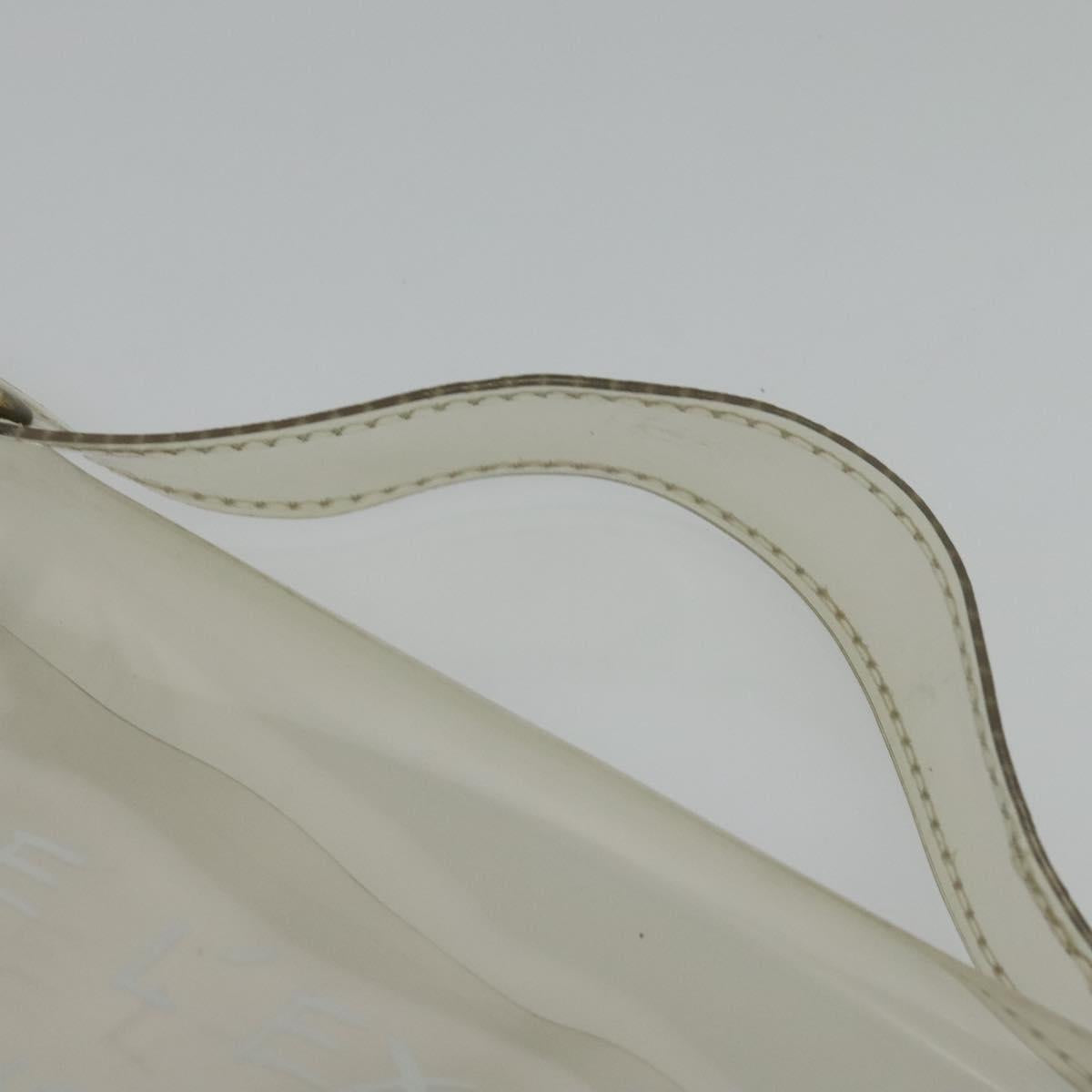 HERMES Kelly Hand Bag Vinyl Clear Auth 140647