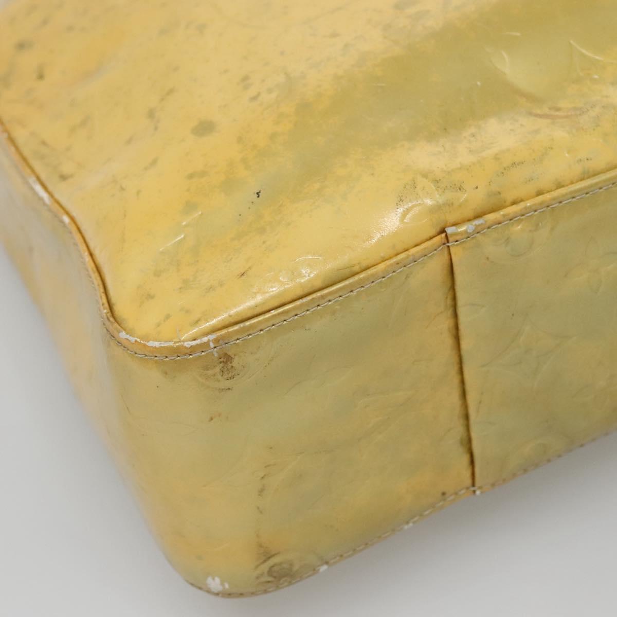 LOUIS VUITTON Monogram Vernis Columbus Tote Bag Gris M91028 LV Auth 140651