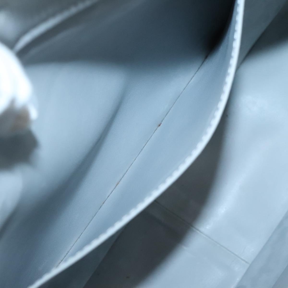 LOUIS VUITTON Monogram Vernis Columbus Tote Bag Gris M91028 LV Auth 140651