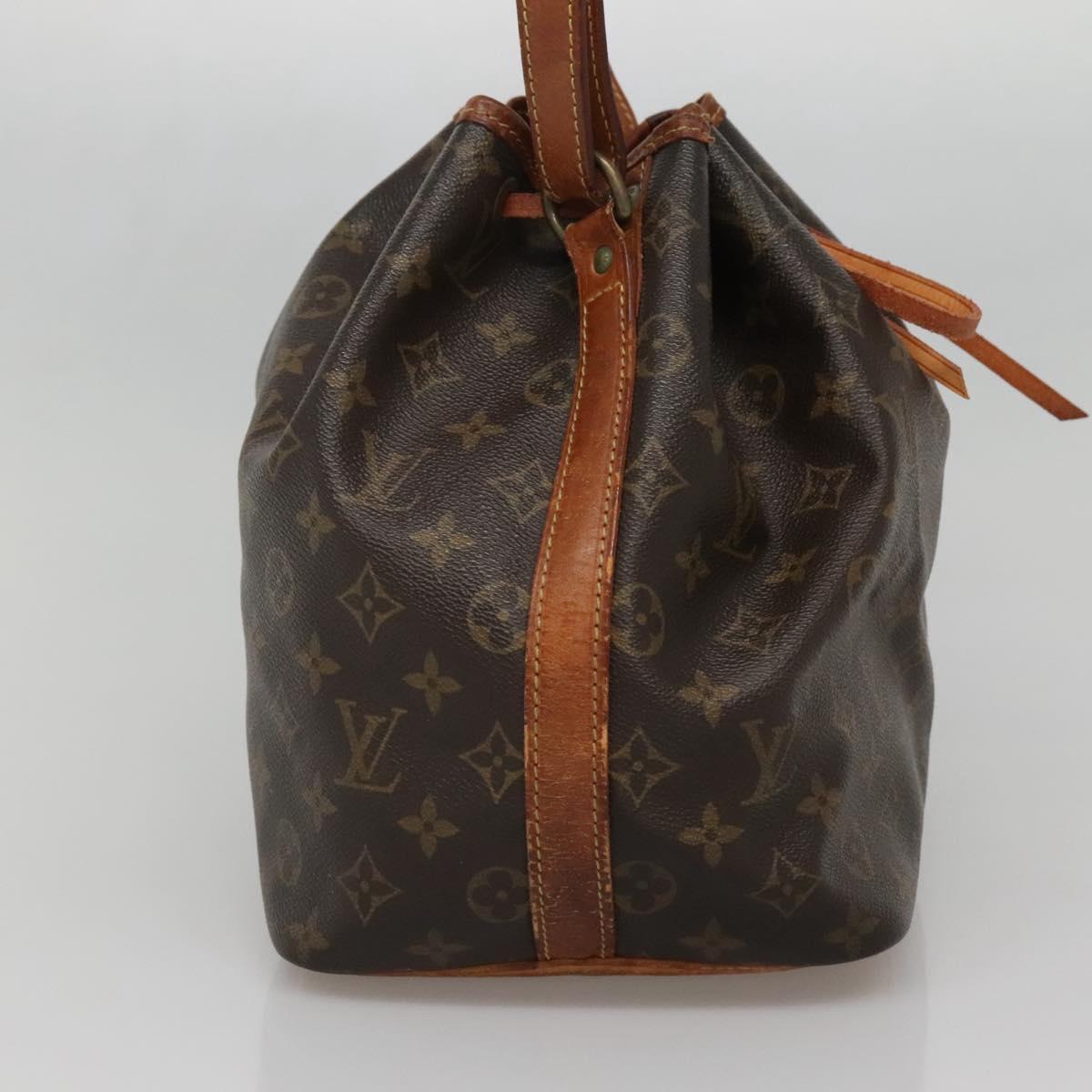 LOUIS VUITTON Monogram Petit Noe Shoulder Bag M42226 LV Auth 140701