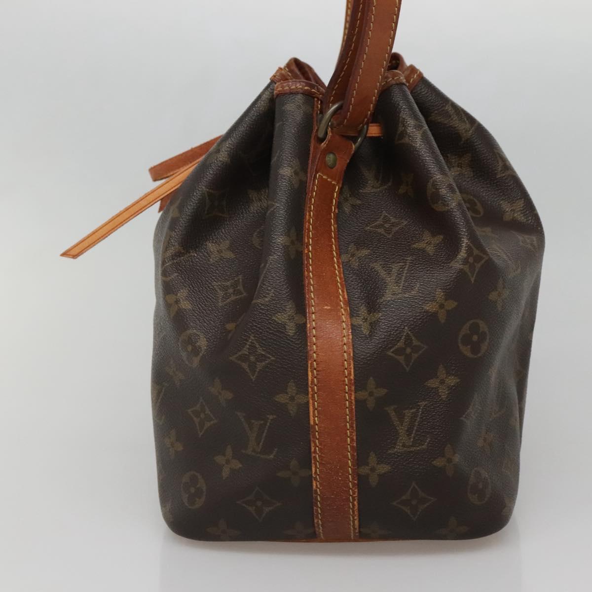 LOUIS VUITTON Monogram Petit Noe Shoulder Bag M42226 LV Auth 140701