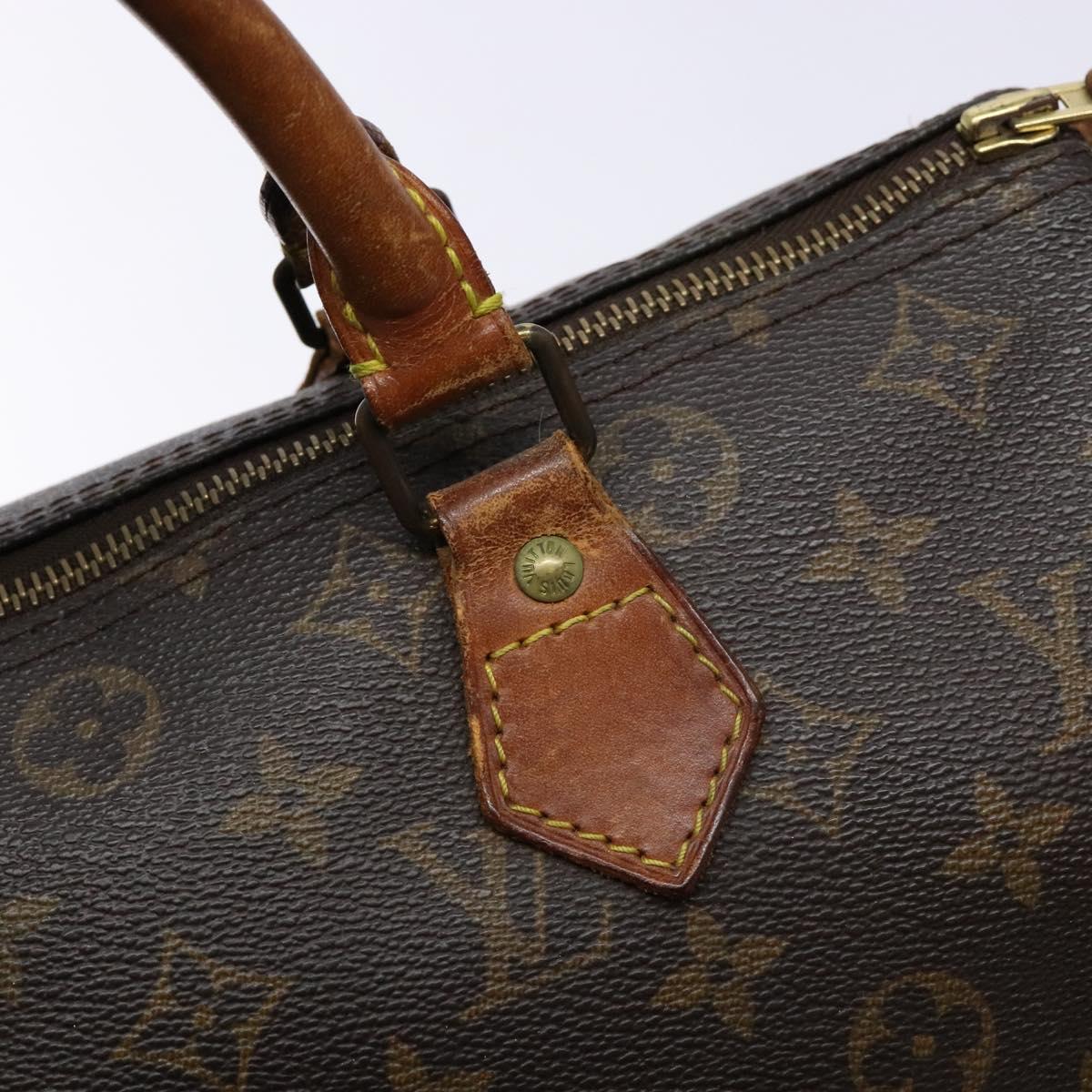 LOUIS VUITTON Monogram Speedy 30 Hand Bag M41526 LV Auth 140706